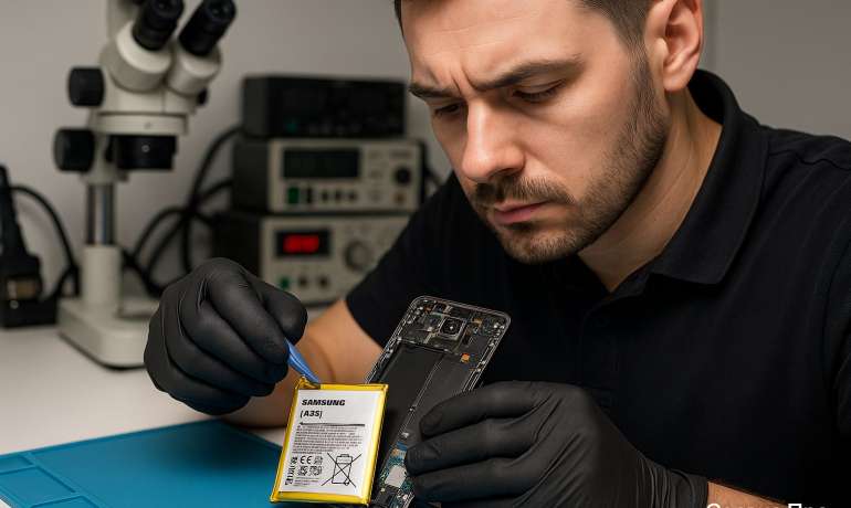 Замена батареи Samsung A36 в Гомеле