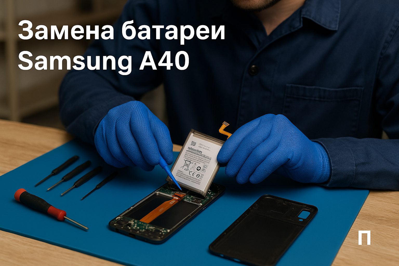Замена батареи Samsung A40 в Гомеле