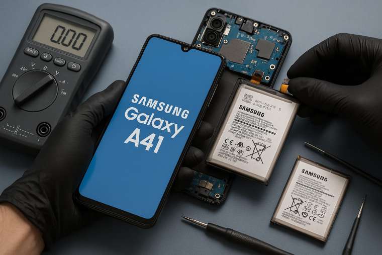 Замена батареи Samsung A41 в Гомеле