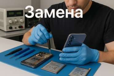 Замена батареи Samsung A54 в Гомеле