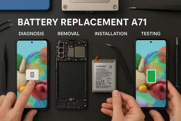 Замена батареи Samsung A71 в Гомеле