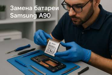 Замена батареи Samsung A90  в Гомеле