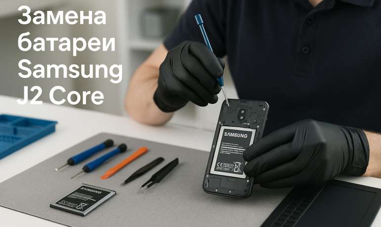 Замена батареи Samsung J2 Core в Гомеле
