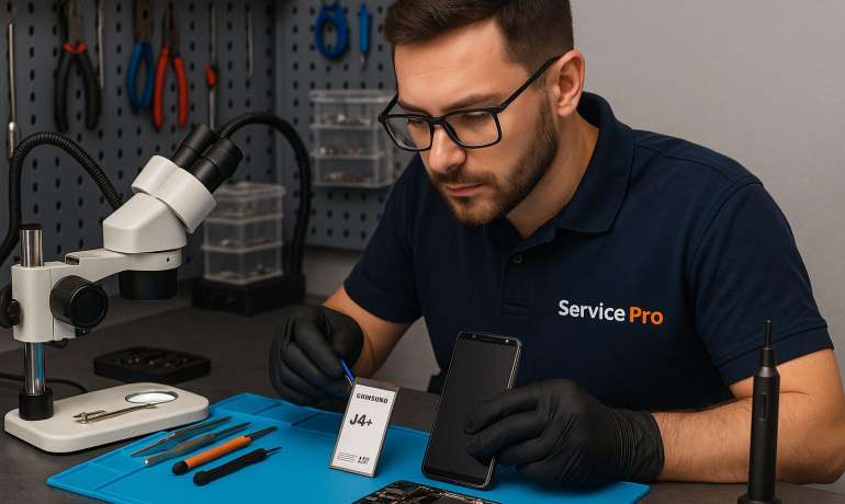 Замена батареи Samsung J4 Plus в Гомеле