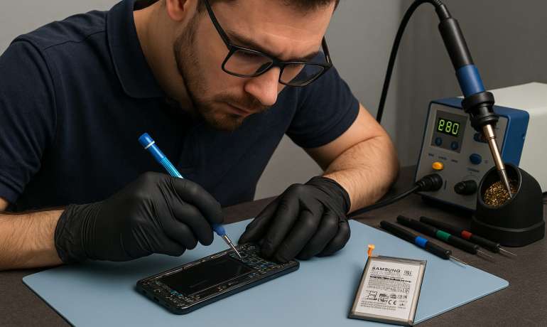 Замена батареи Samsung S10 в Гомеле