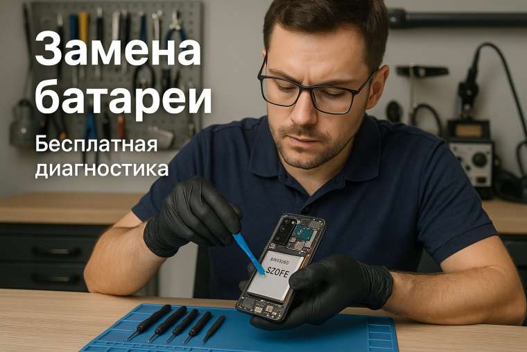 Замена батареи Samsung S20 FE в Гомеле