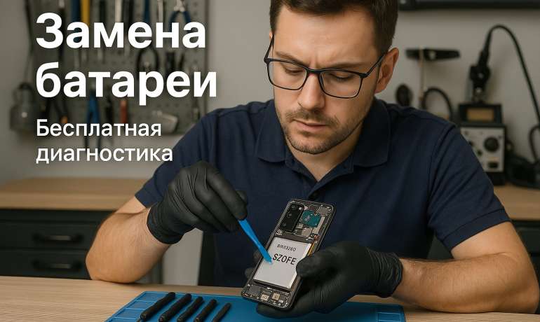 Замена батареи Samsung S20 FE в Гомеле