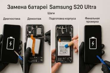 Замена батареи Samsung S20 Ultra в Гомеле