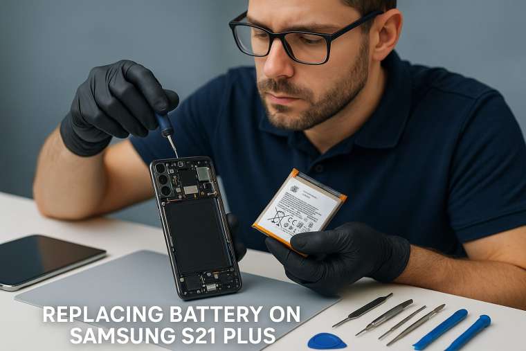 Замена батареи Samsung S21 Plus в Гомеле