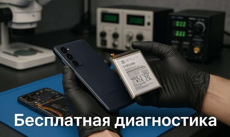 Замена батареи Samsung S23 FE  в Гомеле
