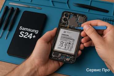 Замена батареи Samsung S24 Plus  в Гомеле