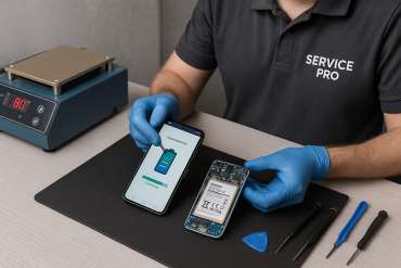 Замена батареи Samsung S25 в Гомеле