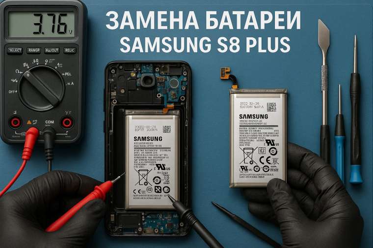 Замена батареи Samsung S8 Plus в Гомеле
