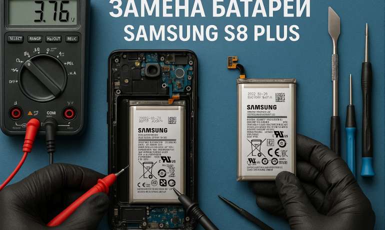 Замена батареи Samsung S8 Plus в Гомеле