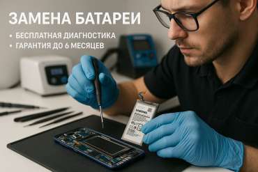 Замена батареи Samsung S8 в Гомеле