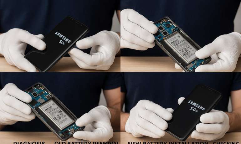Замена батареи Samsung S9 Plus в Гомеле