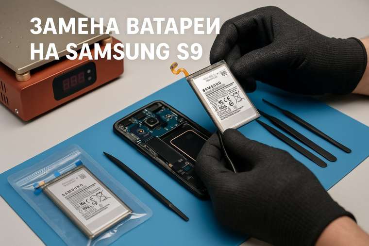 Замена батареи Samsung S9 в Гомеле