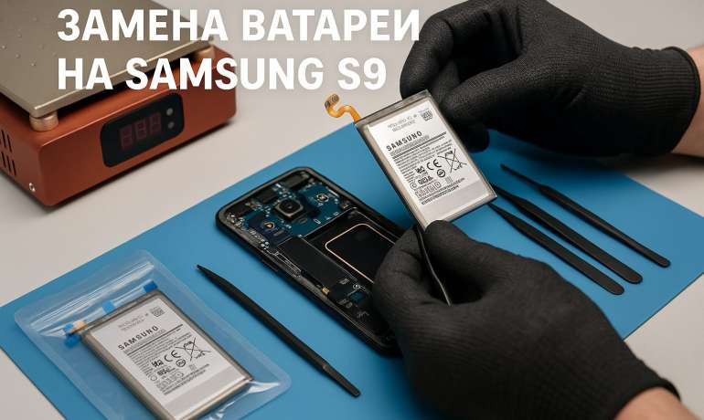 Замена батареи Samsung S9 в Гомеле