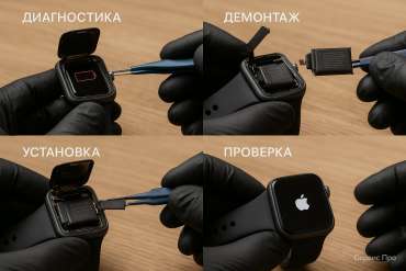 Замена батареи Apple Watch 1 в Гомеле