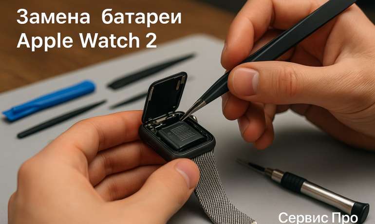 Замена батареи Apple Watch 2 в Гомеле