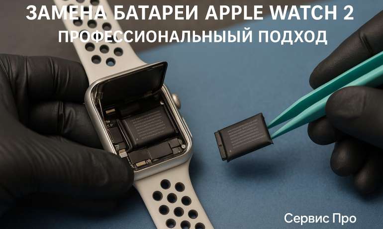 Замена батареи Apple Watch 2 в Гомеле