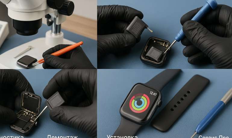 Замена батареи Apple Watch 4 в Гомеле