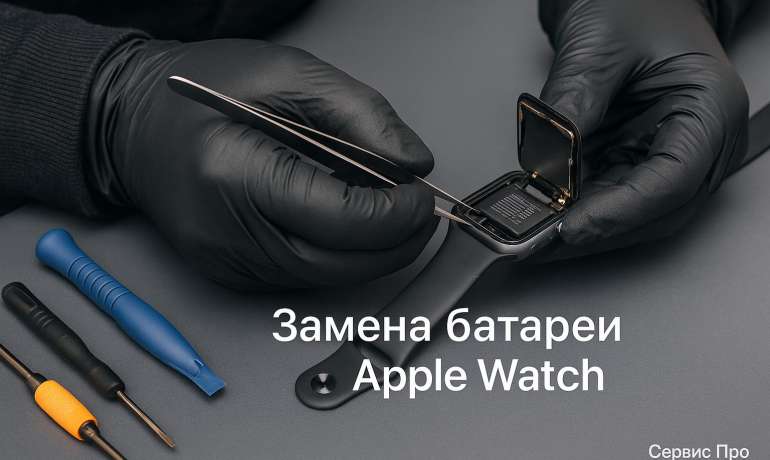 Замена батареи Apple Watch  в Гомеле