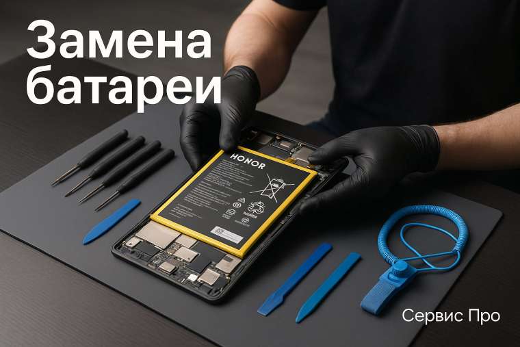 Замена батареи Honor Pad X8 в Гомеле