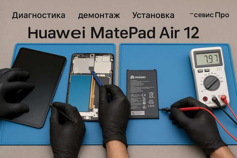 Замена батареи Huawei MatePad Air 12  в Гомеле