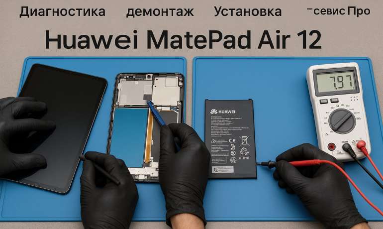 Замена батареи Huawei MatePad Air 12  в Гомеле