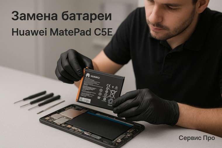 Замена батареи Huawei MatePad C5E в Гомеле