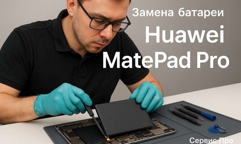 Замена батареи Huawei MatePad Pro 12.6 в Гомеле