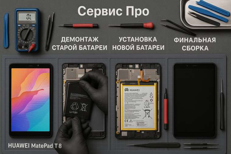 Замена батареи Huawei MatePad T8 LTE в Гомеле