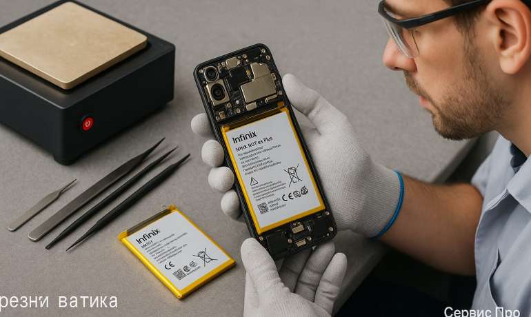 Замена батареи Infinix Hot 50 Pro Plus в Гомеле