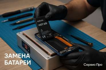 Замена батареи Infinix Hot 60i в Гомеле