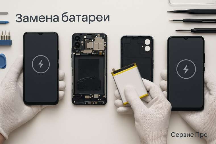 Замена батареи Infinix Smart 9 в Гомеле