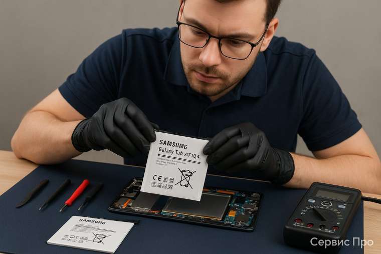 Замена батареи Samsung Galaxy Tab A7 10.4 (2020) в Гомеле