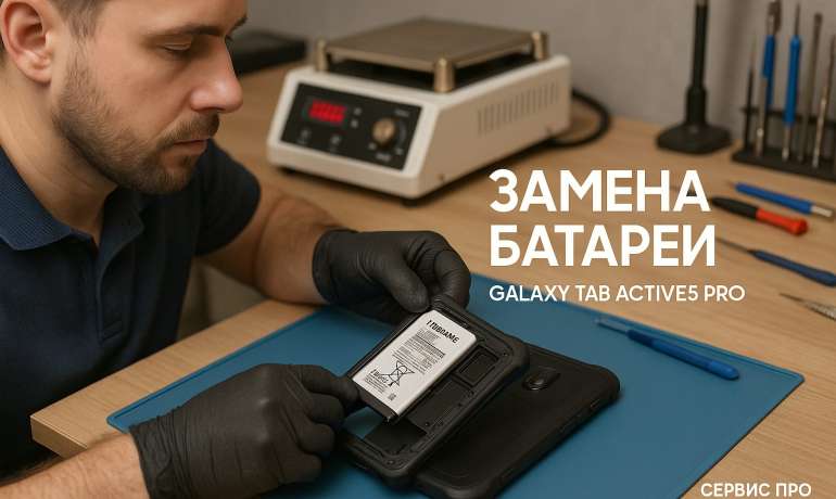 Замена батареи Samsung Galaxy Tab Active 5 Pro в Гомеле