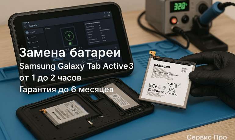 Замена батареи Samsung Galaxy Tab Active 3 в Гомеле