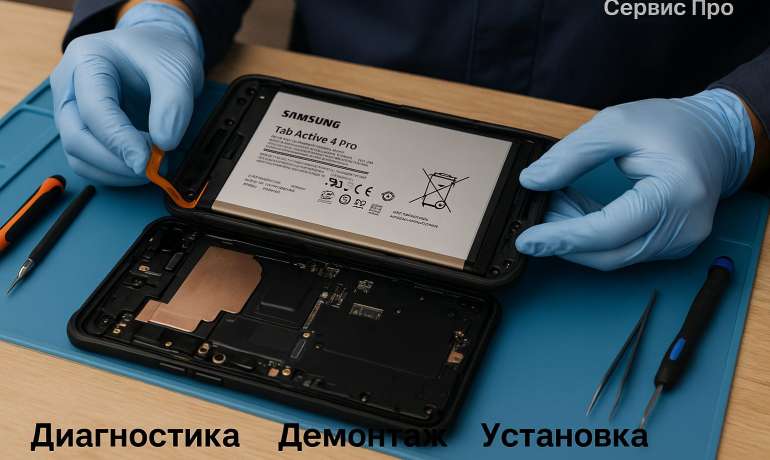 Замена батареи Samsung Galaxy Tab Active 4 Pro в Гомеле