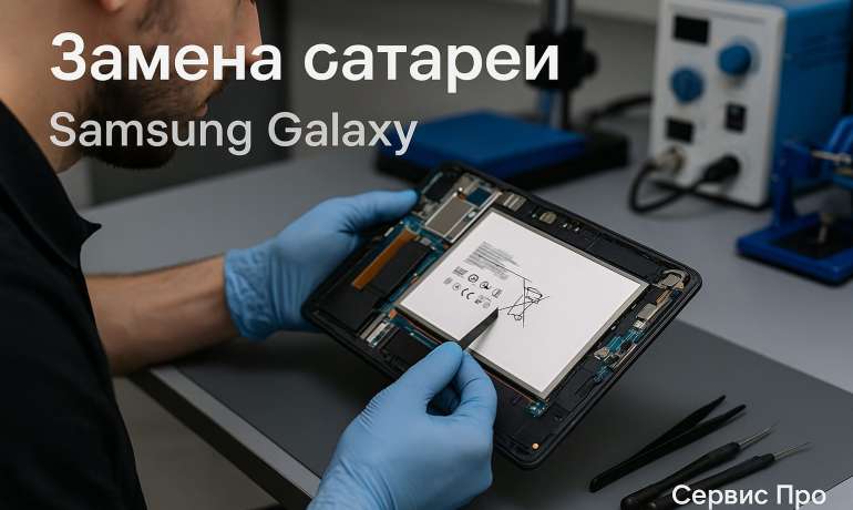 Замена батареи Samsung Galaxy Tab S10 FE Plus в Гомеле