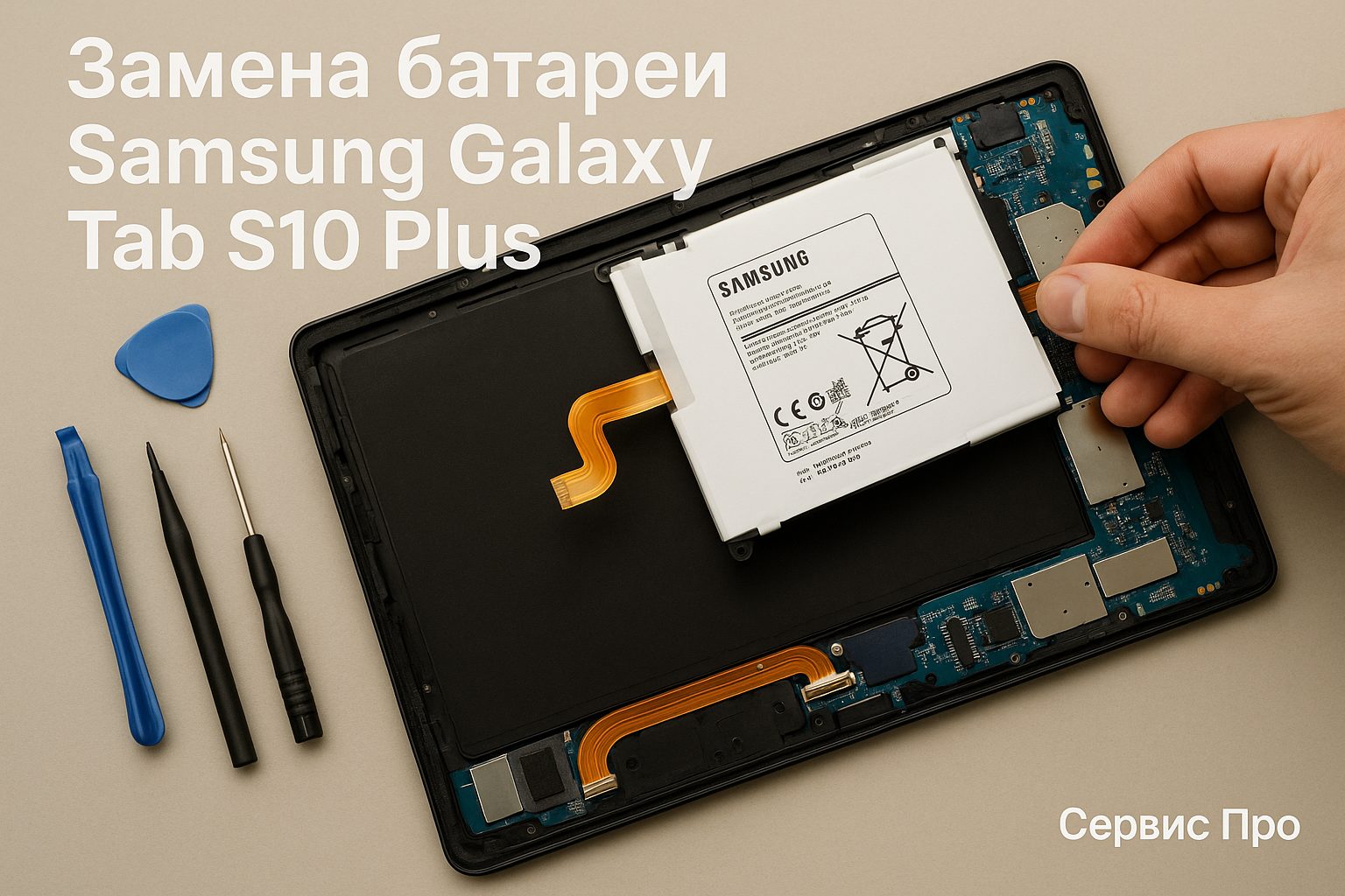 Замена батареи Samsung Galaxy Tab S10 Plus в Гомеле