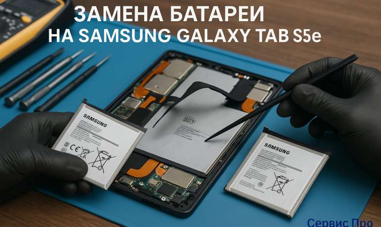 Замена батареи Samsung Galaxy Tab S5e в Гомеле