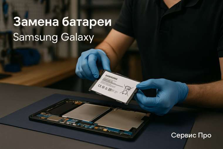 Замена батареи Samsung Galaxy Tab S7 Plus в Гомеле