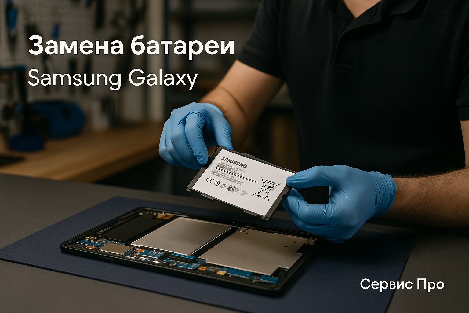 Замена батареи Samsung Galaxy Tab S7 Plus в Гомеле