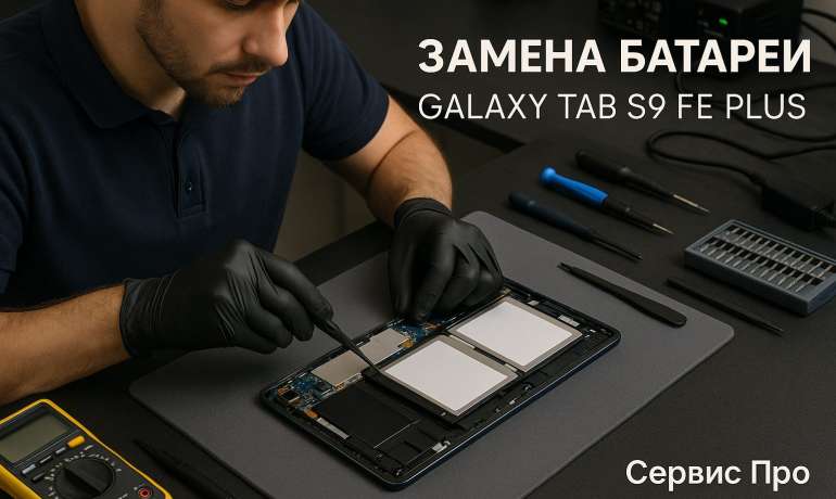 Замена батареи Samsung Galaxy Tab S9 FE Plus в Гомеле