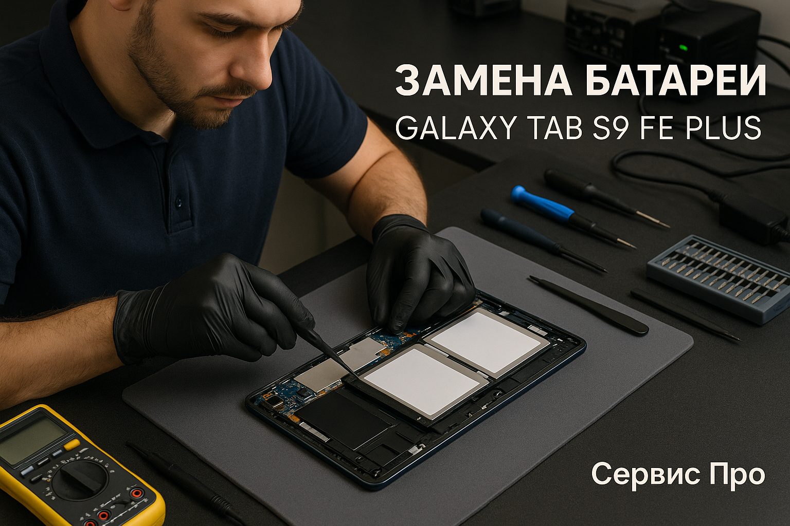 Замена батареи Samsung Galaxy Tab S9 FE Plus в Гомеле