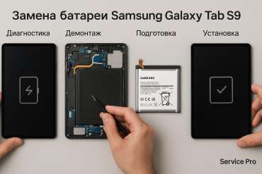 Замена батареи Samsung Galaxy Tab S9 в Гомеле