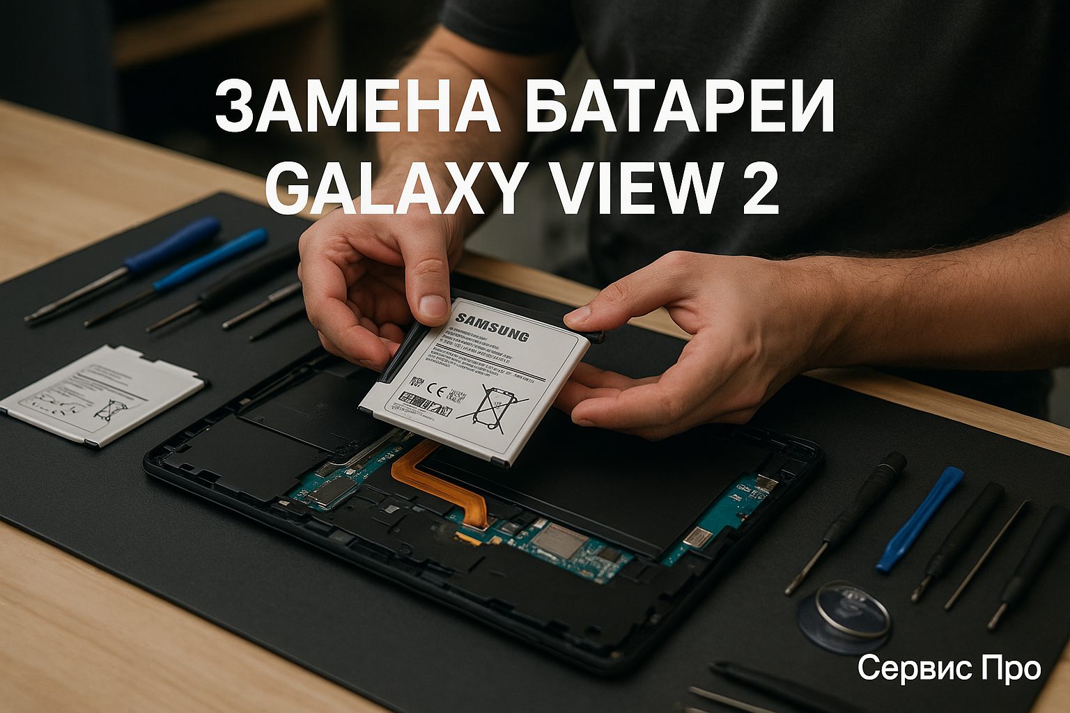 Замена батареи Samsung Galaxy View 2 в Гомеле