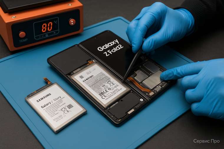 Замена батареи Samsung Galaxy Z Fold 2 в Гомеле